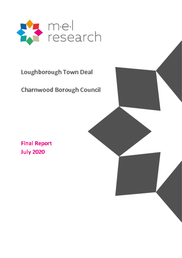 Loughborough Town Deal Consultation - Final Report - July 2020