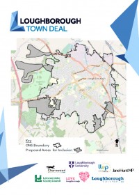 Loughborough Town Deal - Boundary Map