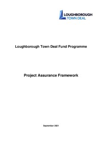 Project Assurance Framework