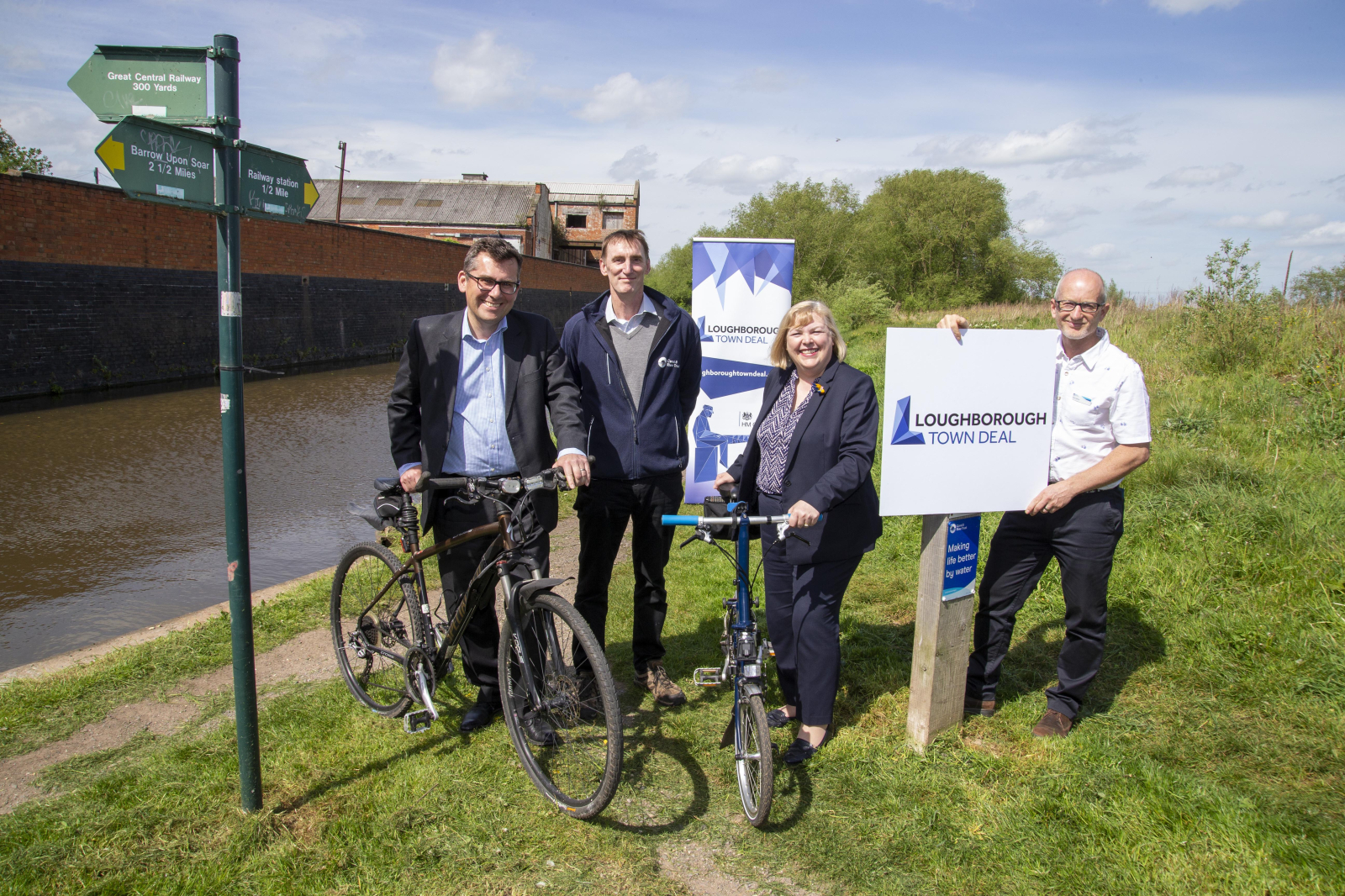 Loughborough Town Deal support makes a splash with £885,000 grant for River Soar towpath improvements