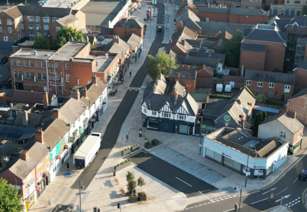 Great view of Town Deal-backed Bedford Square project