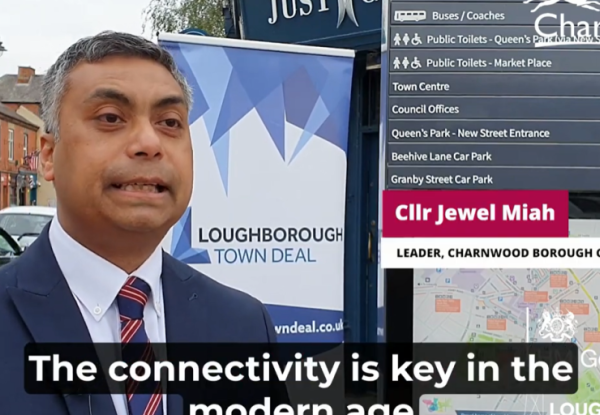 Video: Loughborough Town Deal backed project announces free wi-fi throughout town centre