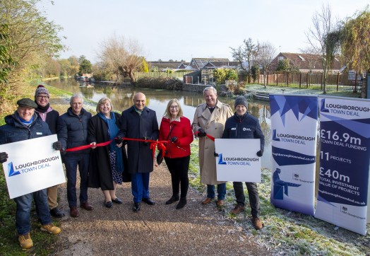 Canal improvements in Loughborough officially opened