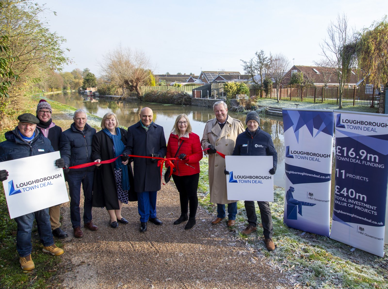 Canal improvements in Loughborough officially opened