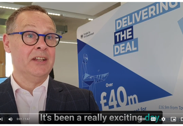 Video: Delivering the Deal event updates local businesses about Loughborough Town Deal